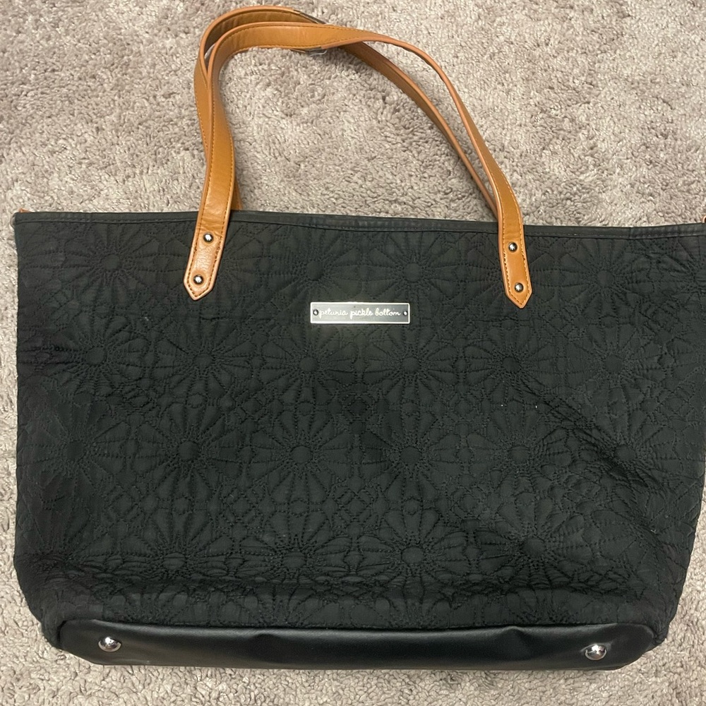 Petunia Pickle Bottom tote style diaper bag.